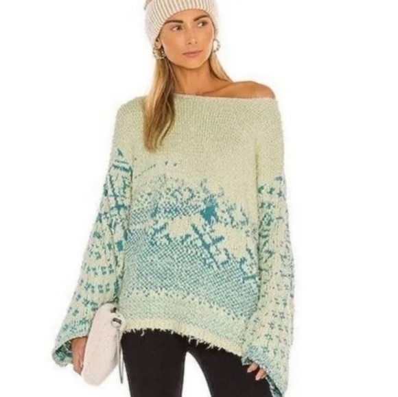 NEW ⭐️ Free People Midnight Beach Pullover Sweater ⭐️ Bundle Discounts - Picture 1 of 6